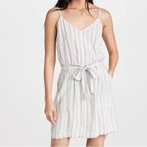 Splendid Linen Blend Bungalow Stripe Dress, NWT, S